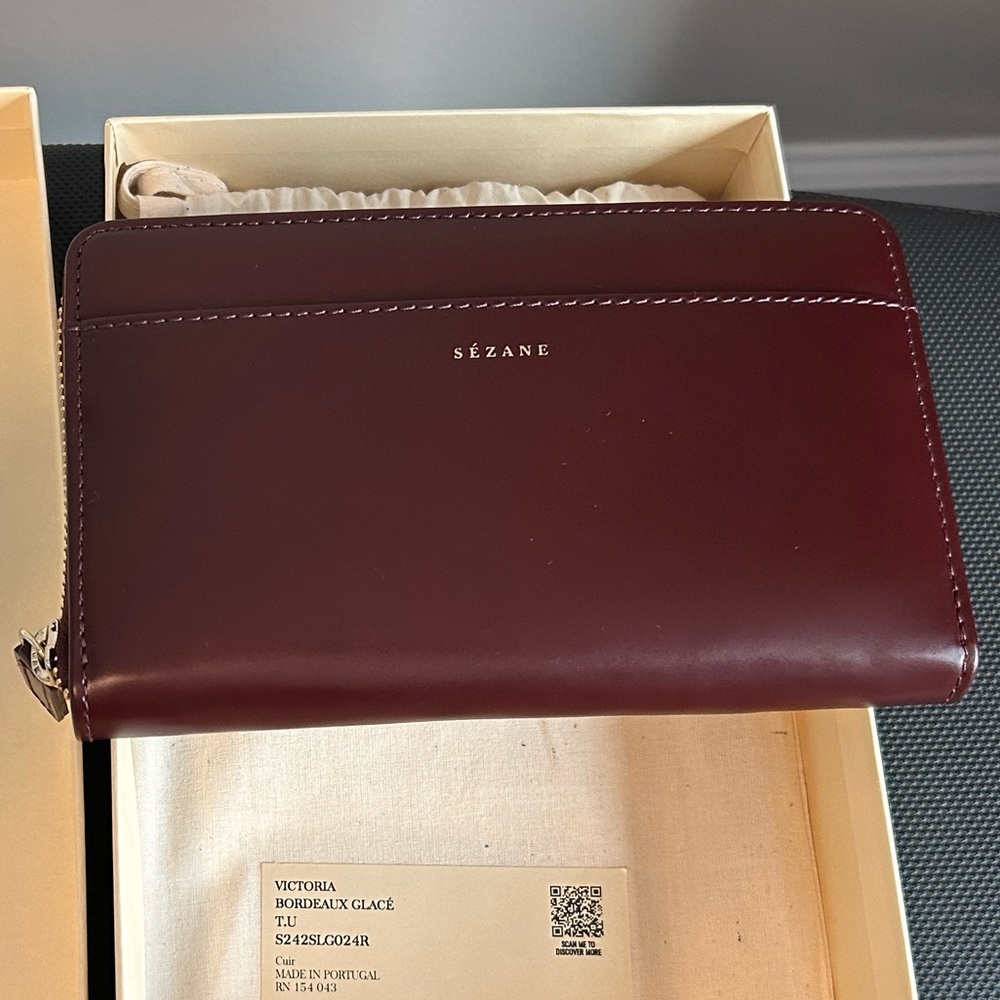 Sezane Wallet MONOGRAMMED